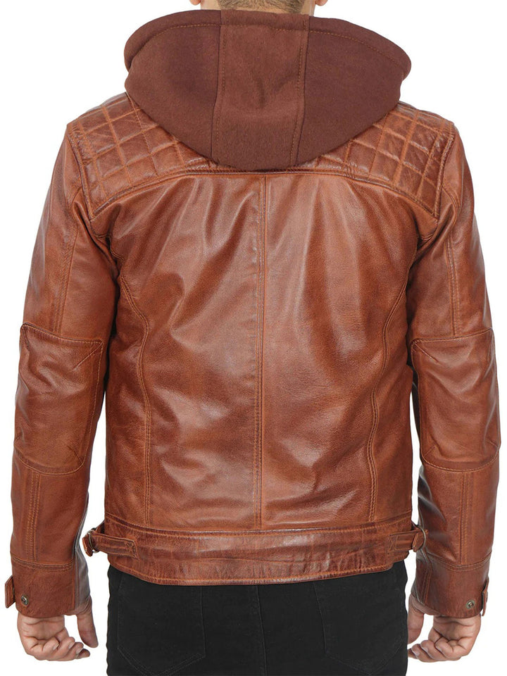 Premium leather jacket for men
