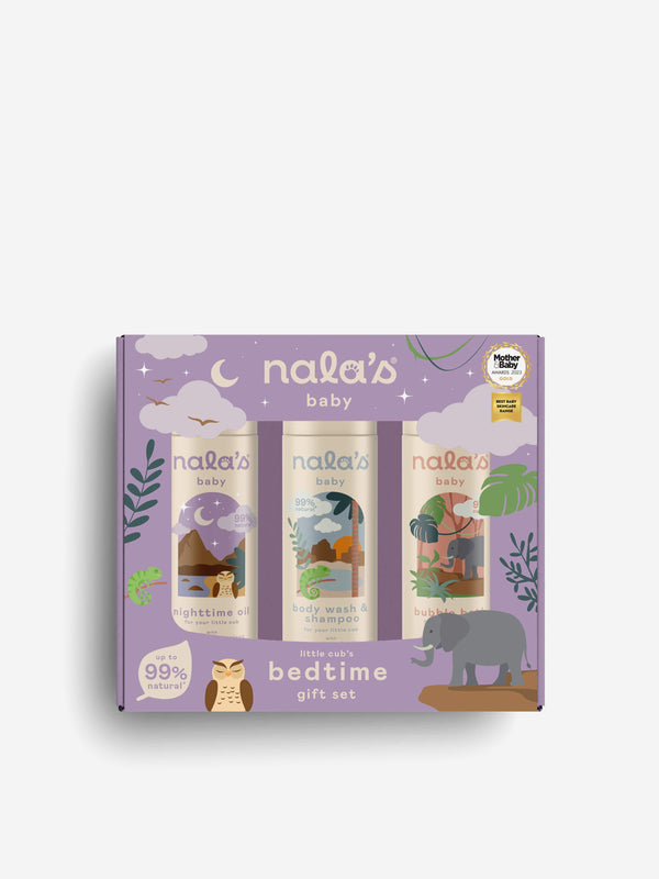 Nala's Baby Bedtime Gift Set (x3 200ml)