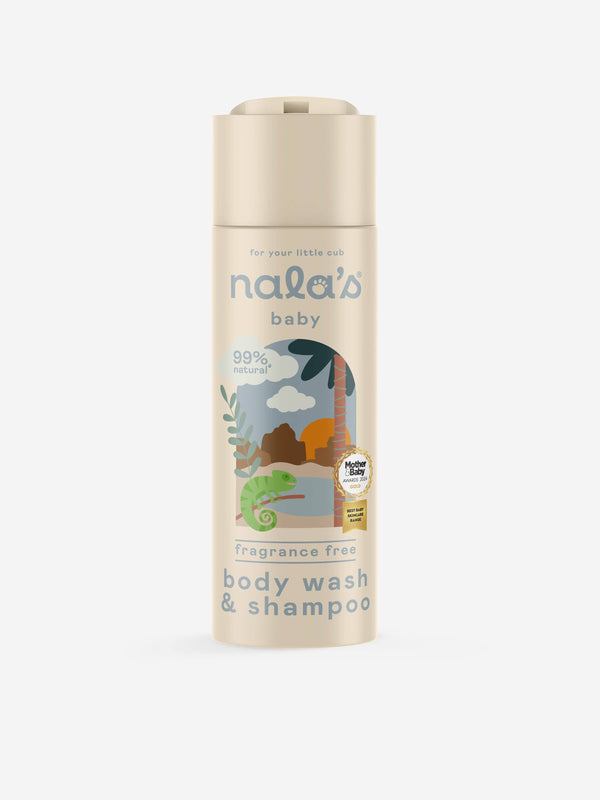 Nala's Baby Body Wash & Shampoo Fragrance Free 200ml