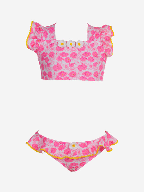 Girls Briar Bikini in Pink