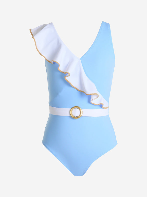 Girls Rebecca Swimsuit in Blue