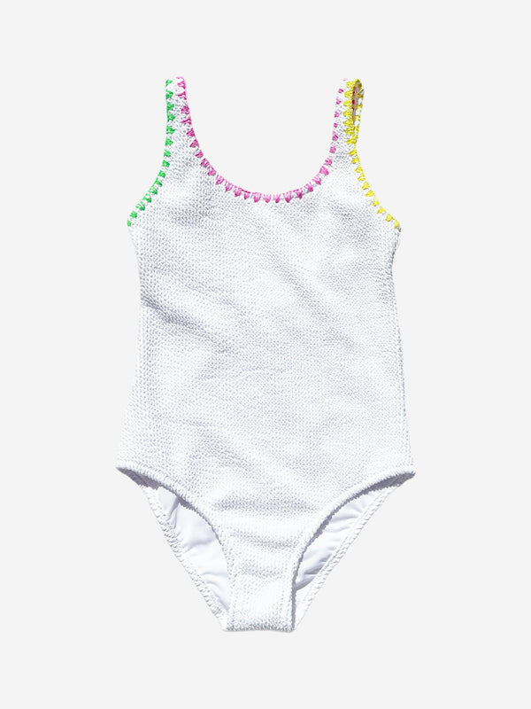 Girls Tamara Swimsuit in White