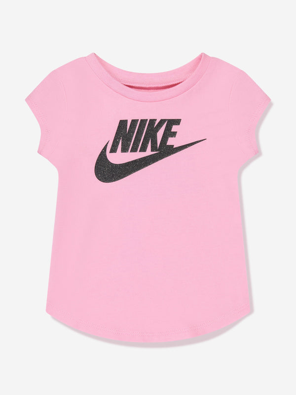 Nike Girls Futura T-Shirt in Pink