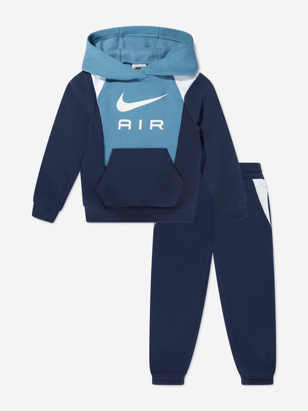 Nike Boys Air Fleece Tracksuit in Navy