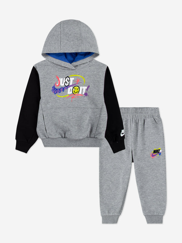 Nike Boys NSW Express Yourself Tracksuit in Grey