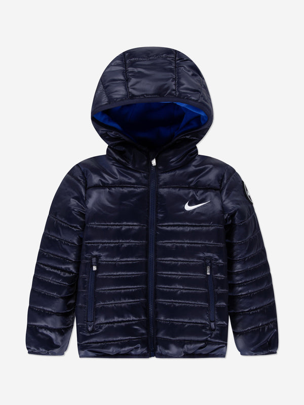 Nike Boys Fill Quilted Jacket in Navy