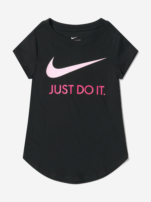 Nike Girls Cotton Jersey T-Shirt