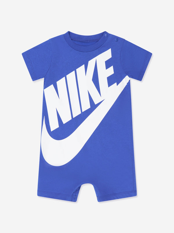 Nike Baby Boys Futura Romper in Blue