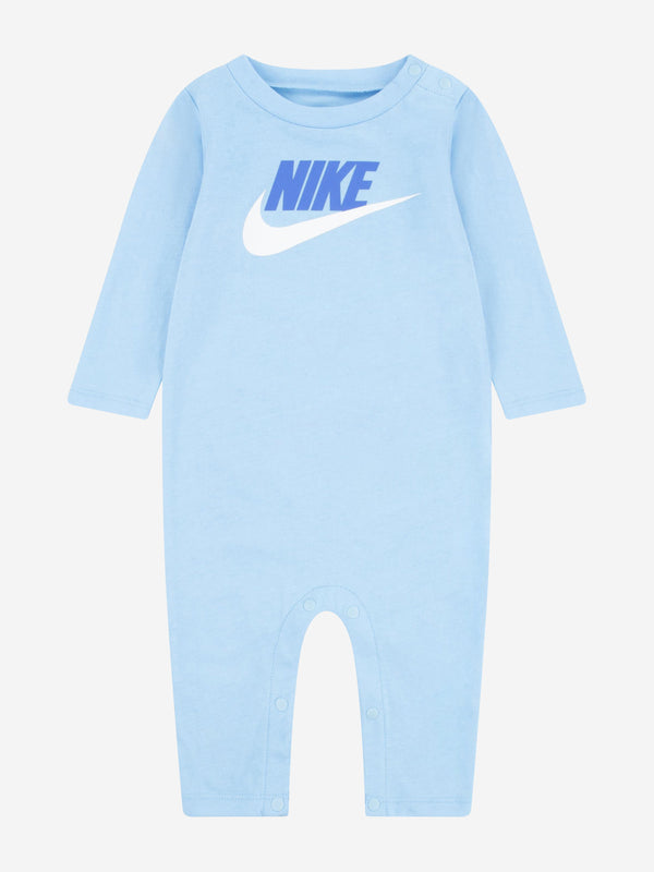 Nike Baby Boys Logo Romper in Blue