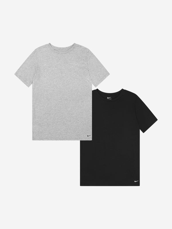 Nike Boys 2 Pack T-Shirt Set in Grey