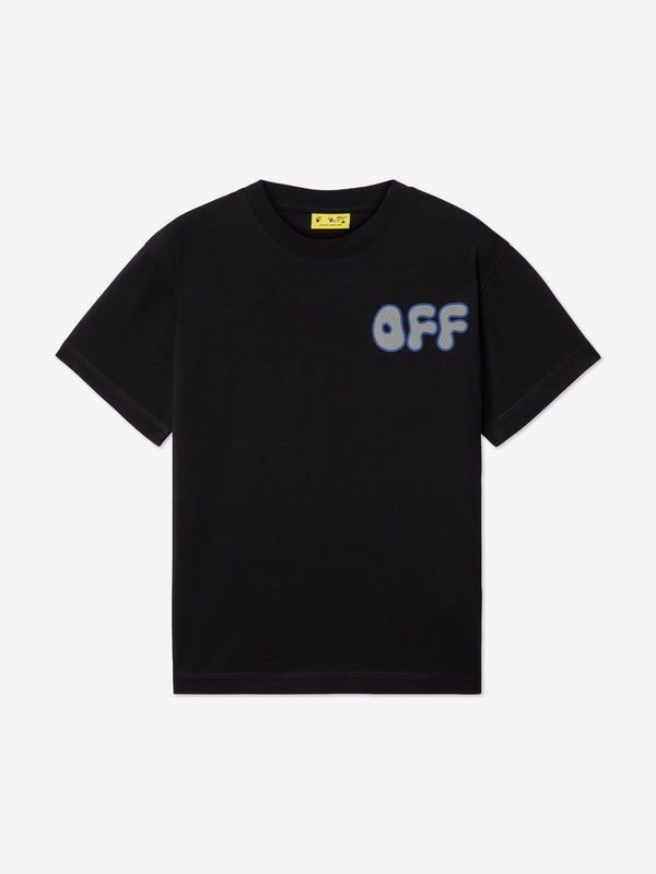 Off-White Boys Arrow Chunky T-Shirt in Black