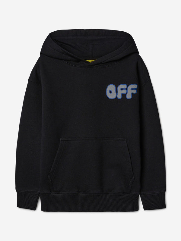 Off-White Kids Arrow Chunky Hoodie in Black