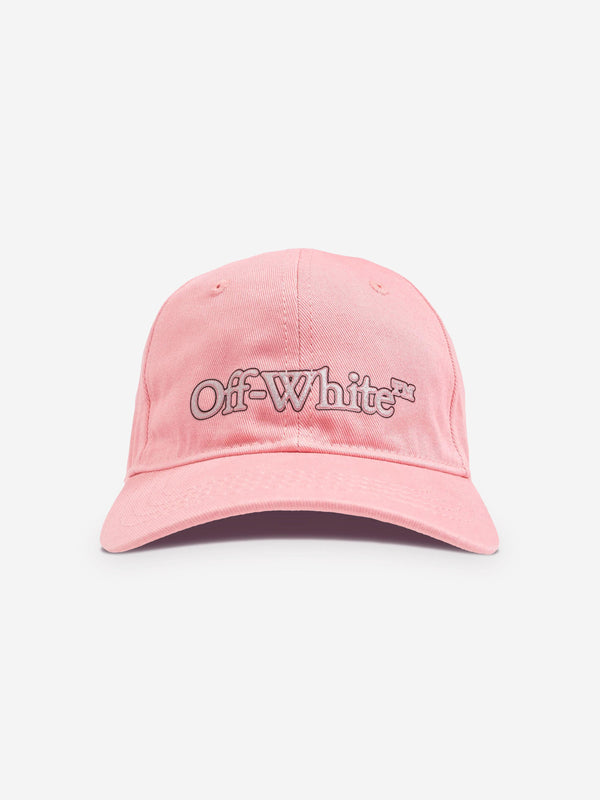 Off-White Girls Big Bookish Baseball Cap in Pink