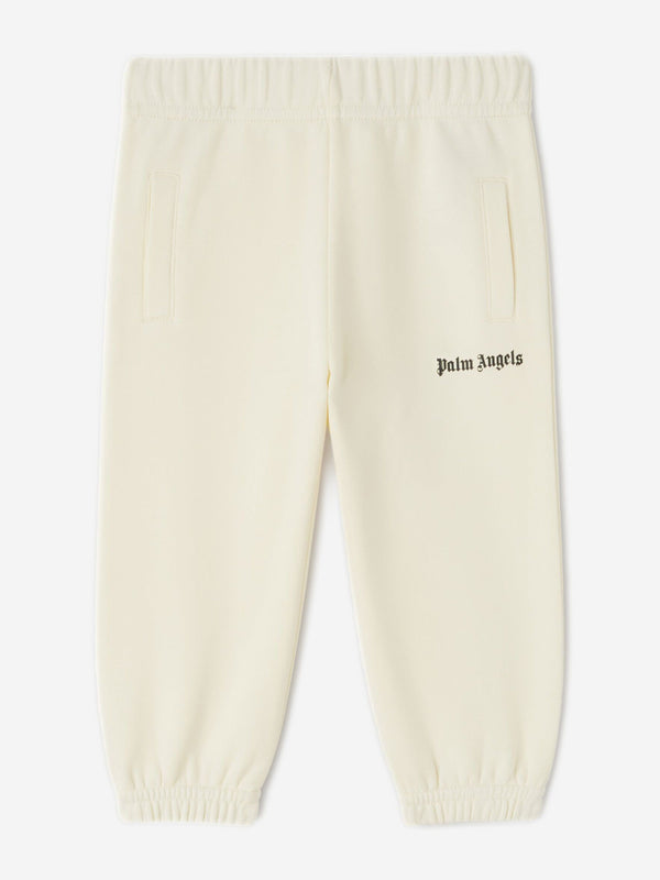 Palm Angels Baby Logo Joggers in White