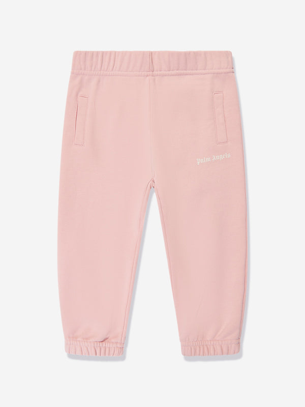 Palm Angels Baby Girls Logo Joggers in Pink