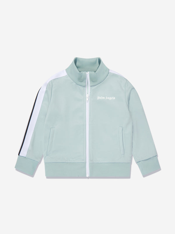 Palm Angels Boys Track Jacket in Blue