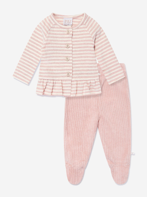 Paz Rodriguez Baby Girls 2 Piece Outfit Set in Pink