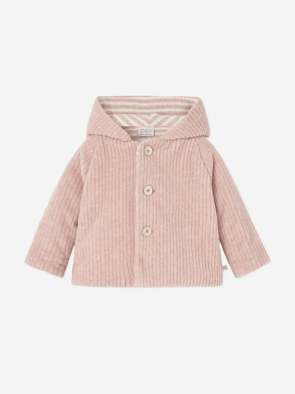 Paz Rodriguez Baby Girls Bunny Ears Coat in Pink