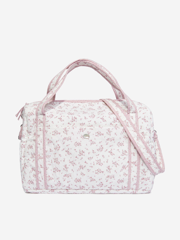 Paz Rodriguez Baby Girls Floral Print Changing Bag in Pink (47 cm)