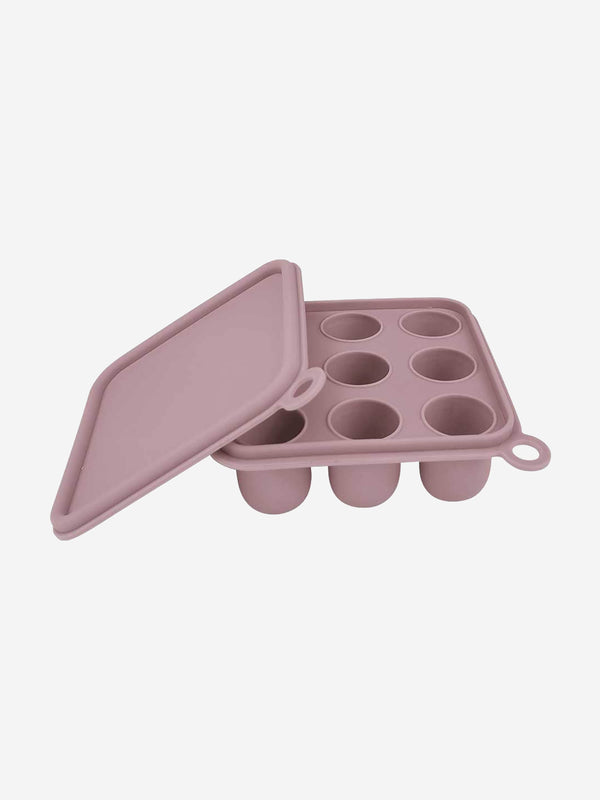 Bloom Bambini Silicone Baby Freezer Cube Trays with Cover in Purple