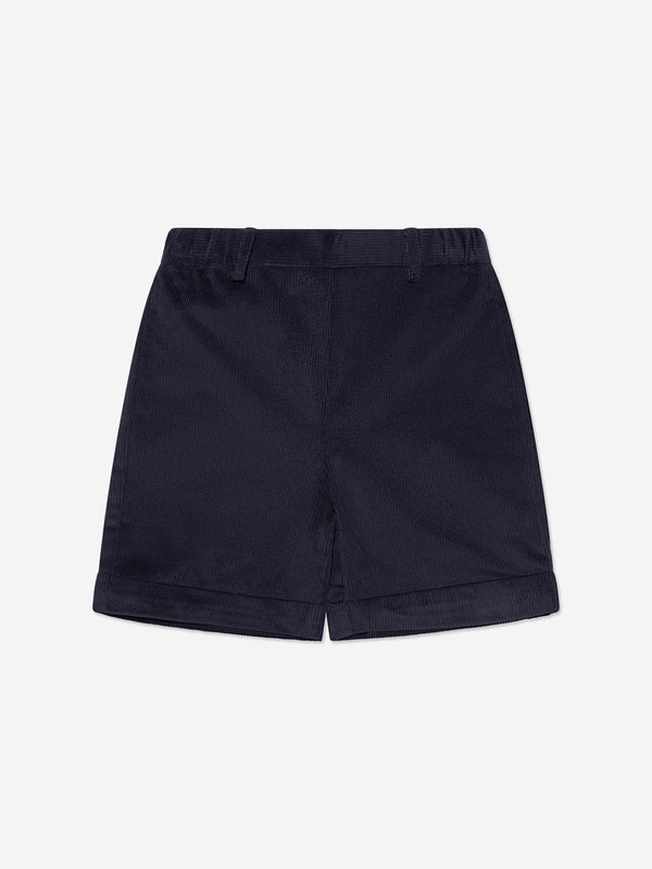 Rachel Riley Boys Corduroy Shorts in Navy