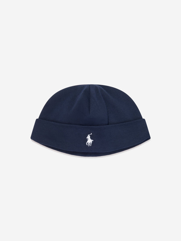 Ralph Lauren Baby Boys Beanie Hat in Navy