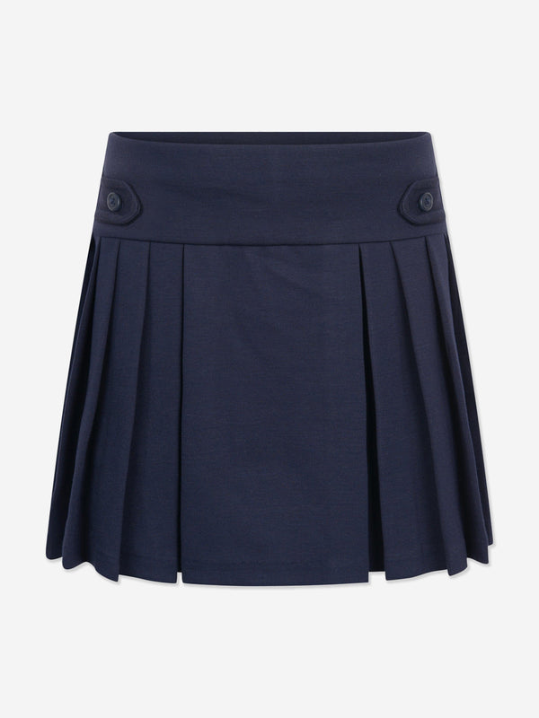 Ralph Lauren Ralph Lauren Girls Navy Pleated Ponte Skirt