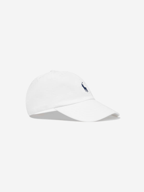 Ralph Lauren Boys Classic Cap in White