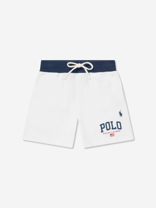 Ralph Lauren Boys Polo Shorts in White