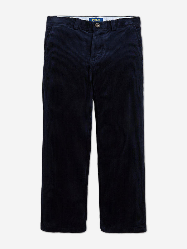 Boys Corduroy Bedford Trousers in Navy