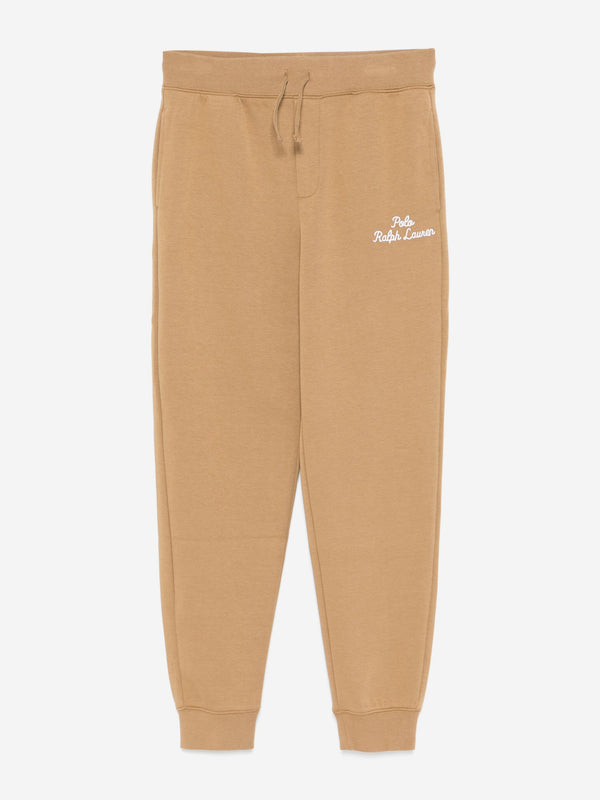 Ralph Lauren Boys Logo Joggers in Brown