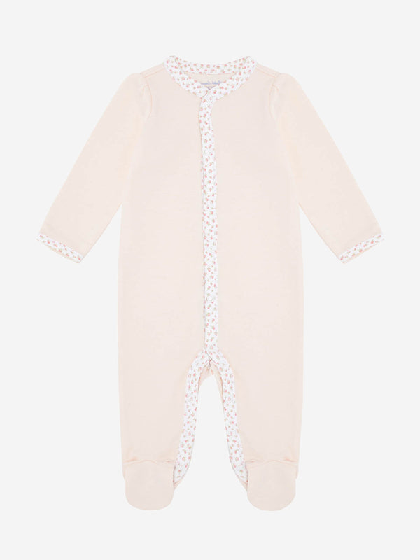 Ralph Lauren Baby Girls Cotton Babygrow in Pink