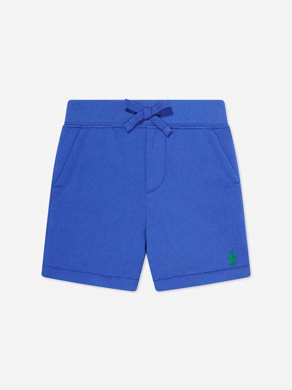 Baby Boys Logo Shorts in Blue