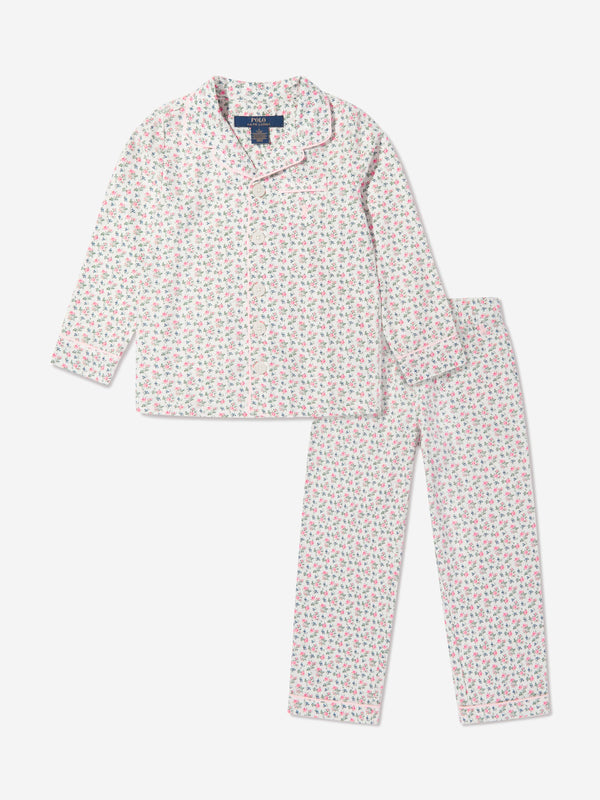 Ralph Lauren Girls Pyjama Set in Ivory