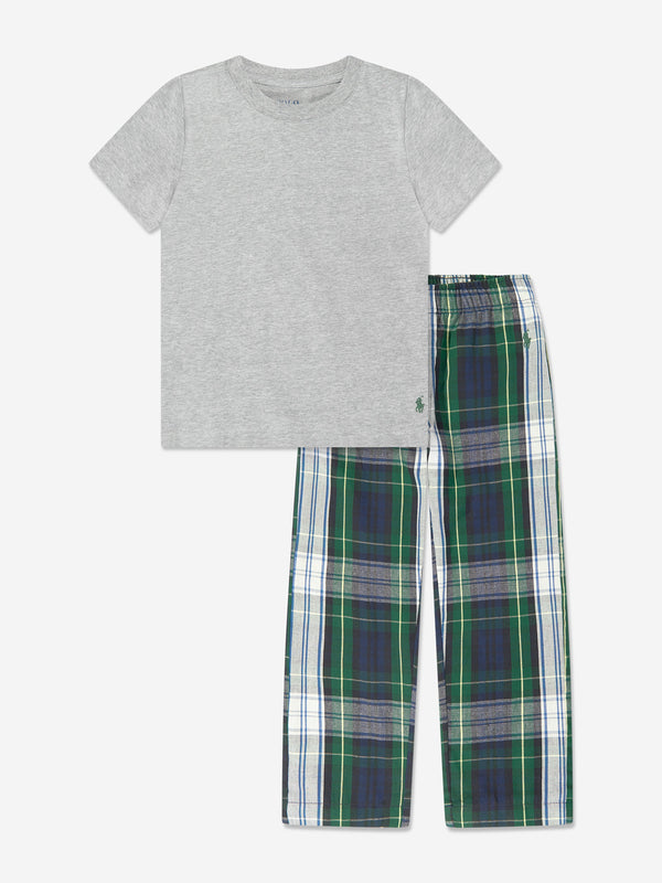 Stylish Grey Pyjama Set for Boys by Ralph Lauren