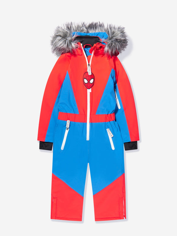 Roarsome Boys Spiderman Ski Suit in Red