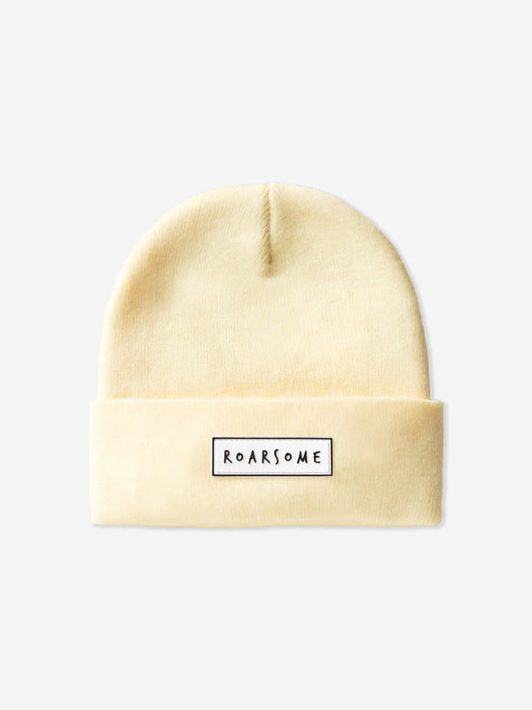 Roarsome Kids Beanie Hat in Yellow