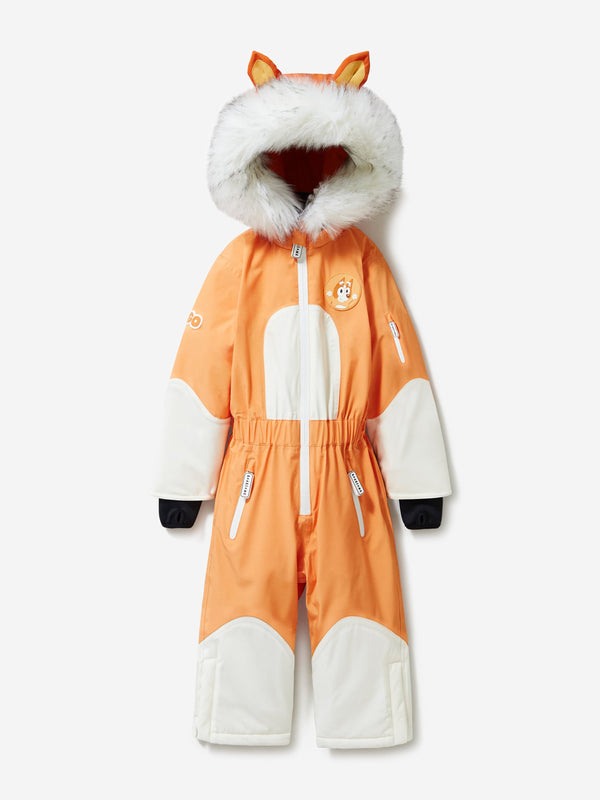 Kids Bingo Snowsuit in Orange