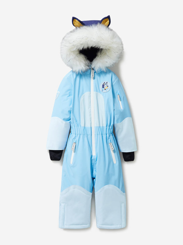 Kids Bluey Snowsuit in Blue