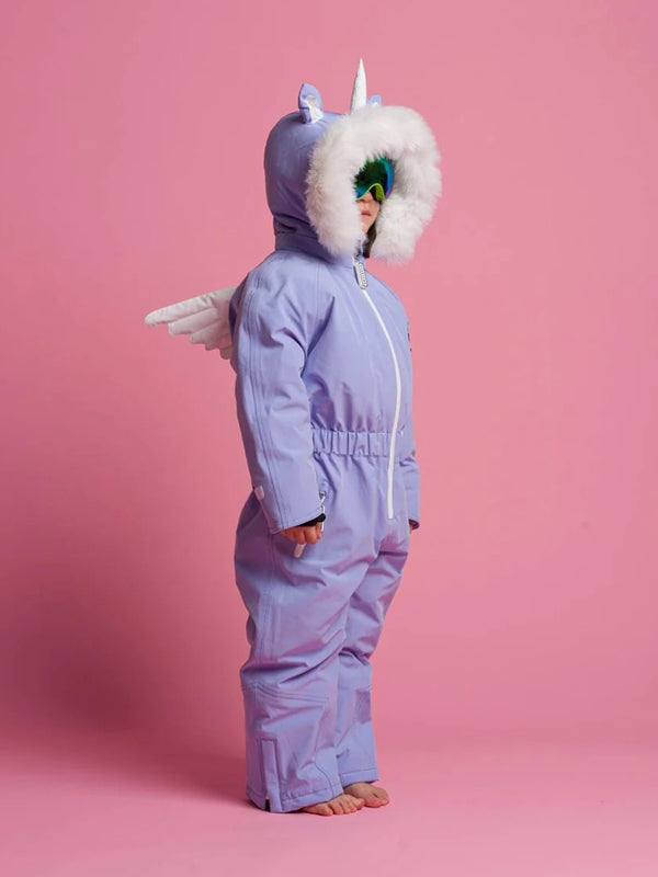 Roarsome Girls Sparkle The Unicorn Snowsuit in Purple