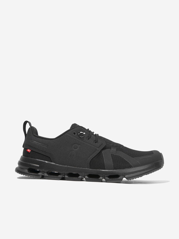 On Running Kids Cloud Sky Trainers in Black