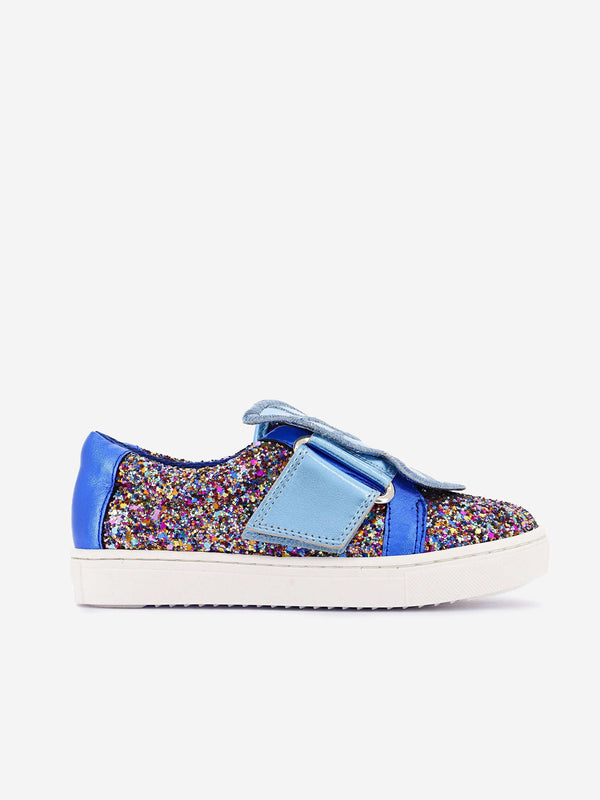 Sophia Webster Girls Butterfly Trainers in Blue