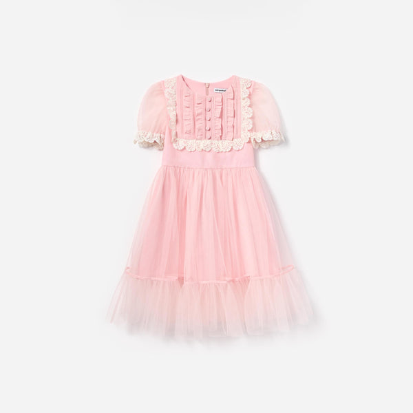 Girls Tulle Dress in Pink