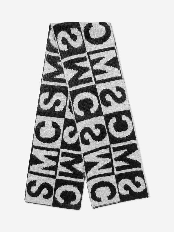 Stella McCartney Kids Logo Scarf in Black