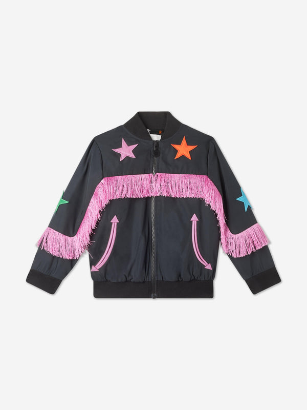 Stella McCartney Girls Cowgirl Jacket in Black