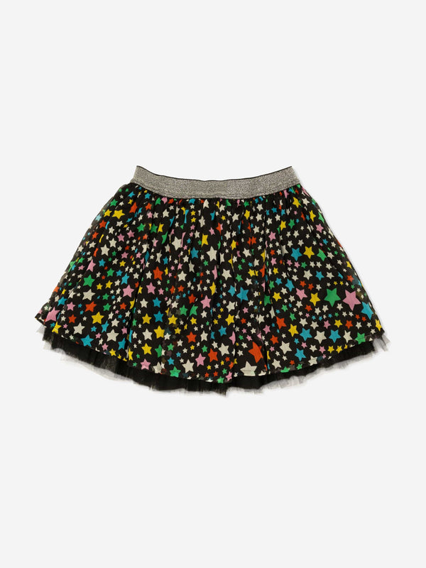 Stella McCartney Girls Star Skirt in Black