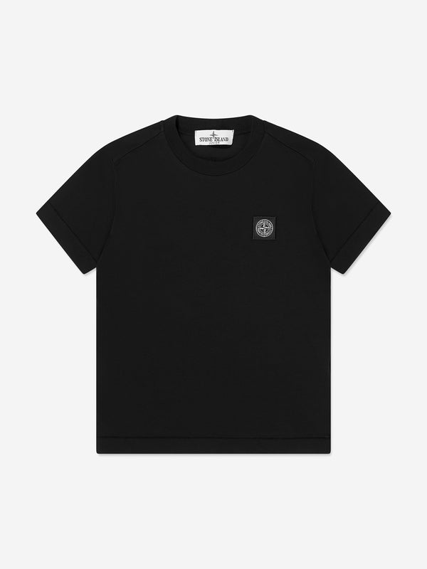 Boys Compass Logo T-Shirt in Black