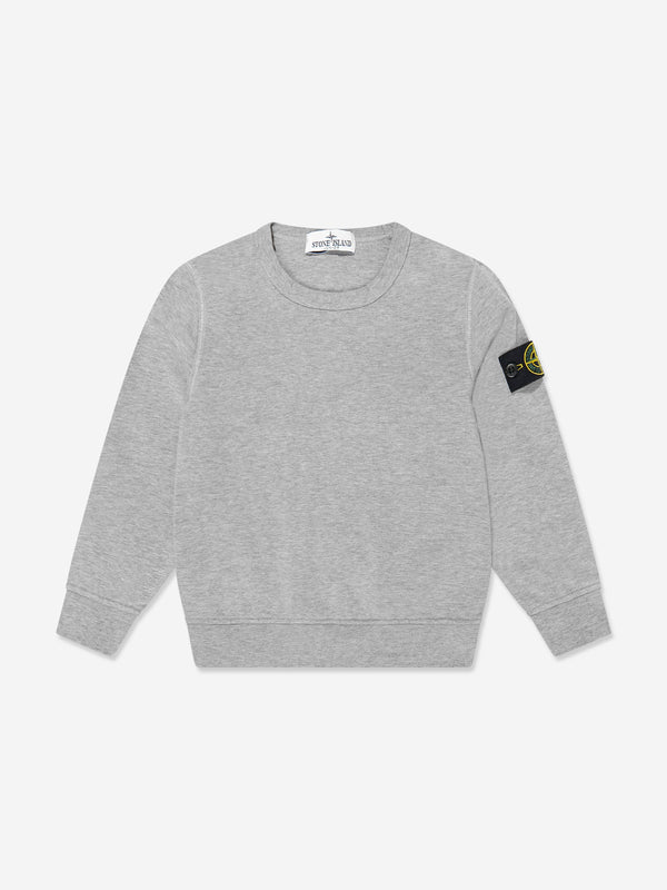 Boys Logo Sweatshirt in Grey