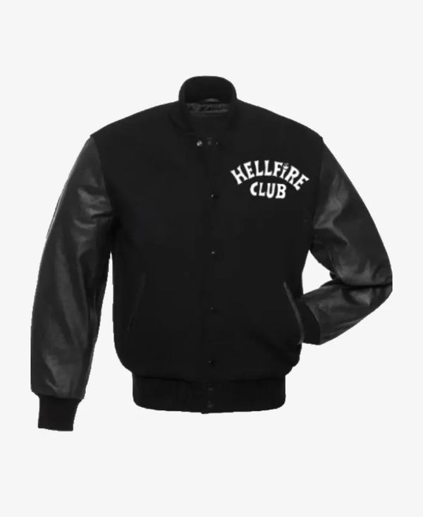 Stranger Things Hellfire Club Varsity Jacket
