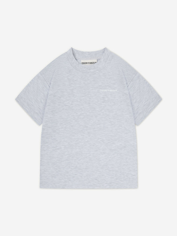 The Couture Club Kids Heavyweight Copyright T-Shirt in Grey